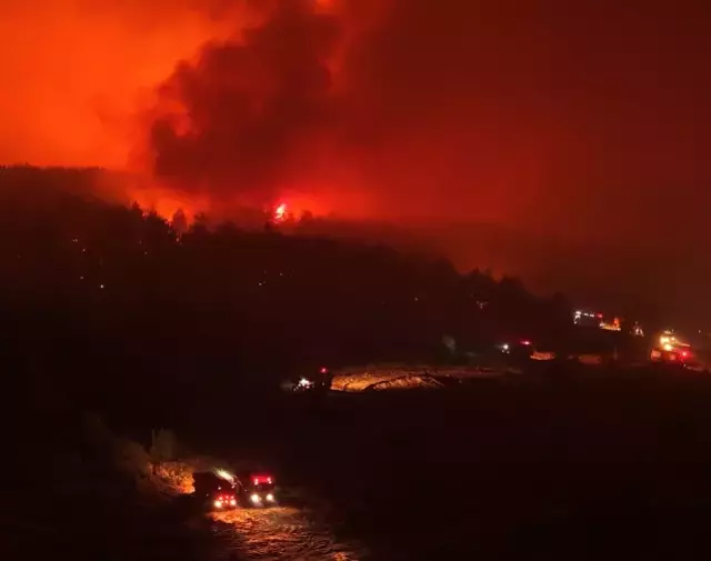 Karabük'te ormanlık alanda yangın! İki köy tahliye edildi