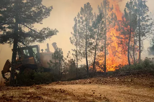 Karabük'te ormanlık alanda yangın! İki köy tahliye edildi