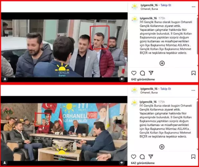 Tutuklanan FETÖ'cü kundakçının, İYİ Parti'deki görüntüleri ortaya çıktı