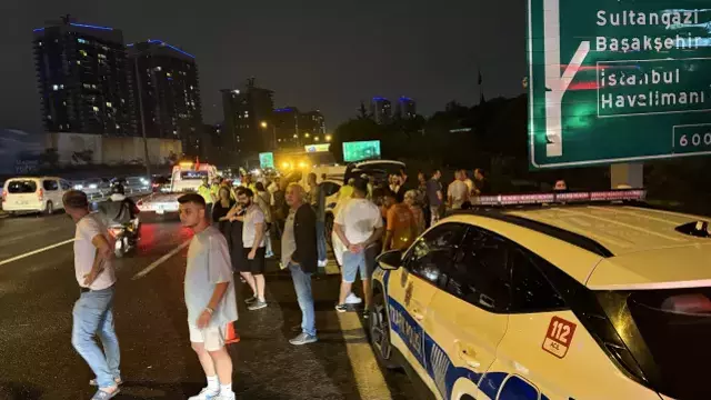 Eyüpsultan'da 16 araç birbirine girdi, yaralılar var