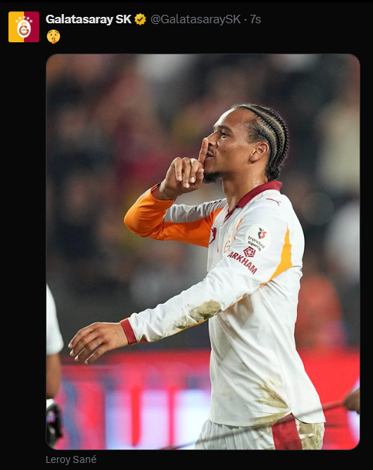 Galatasaray'dan bomba 'sus' paylaşımı