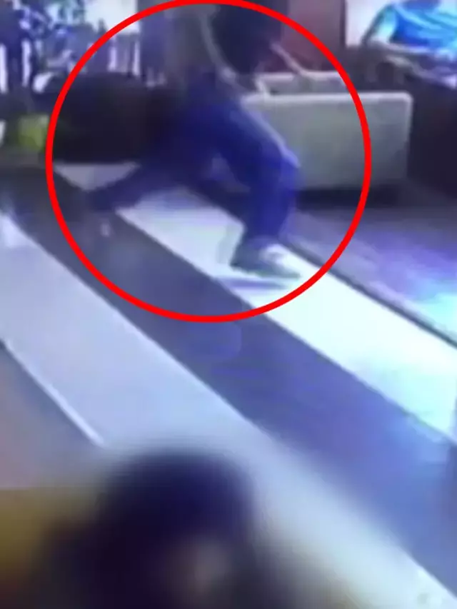 Koşarak kafenin birinci katından atlayan kadın ağır yaralandı