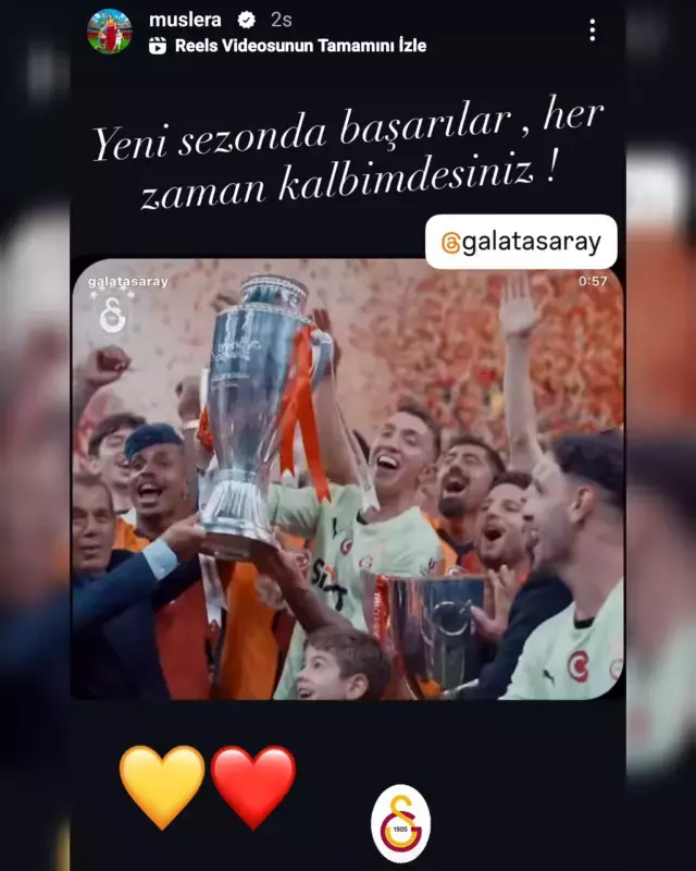 Muslera'dan Galatasaray'a mesaj var