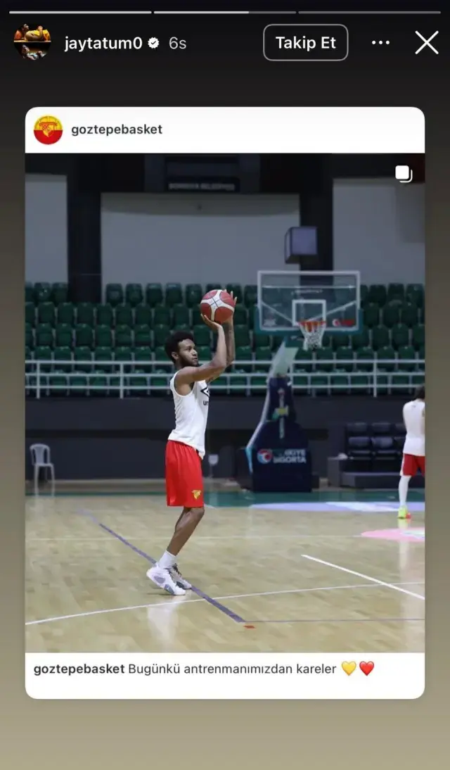 NBA yıldızından Göztepe paylaşımı