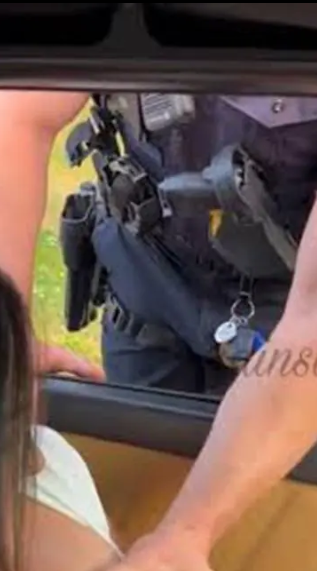 Polis, aracını durduğu kadın sürücüyü tacizden tutuklandı