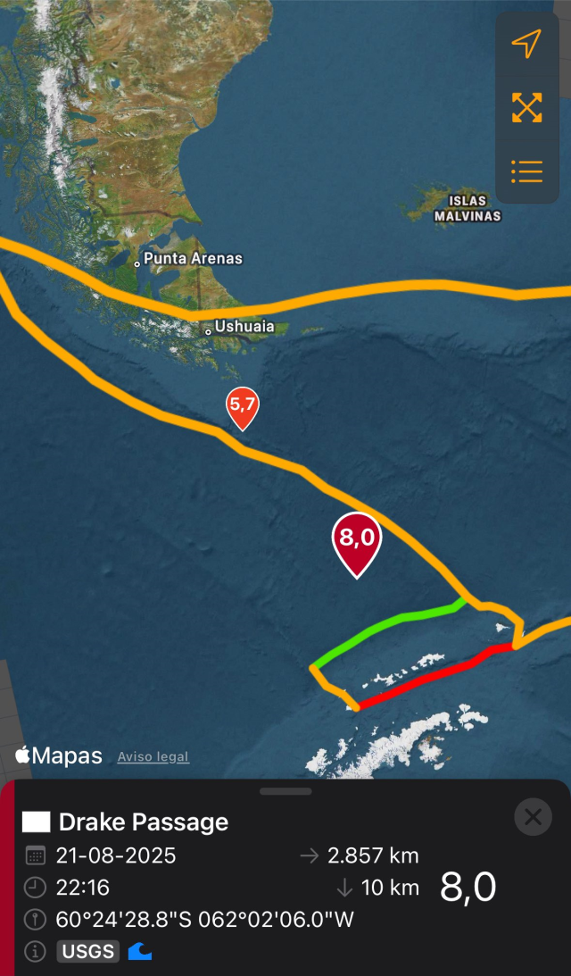 Şili'de 7.5 büyüklüğünde deprem! Tsunami alarmı verildi