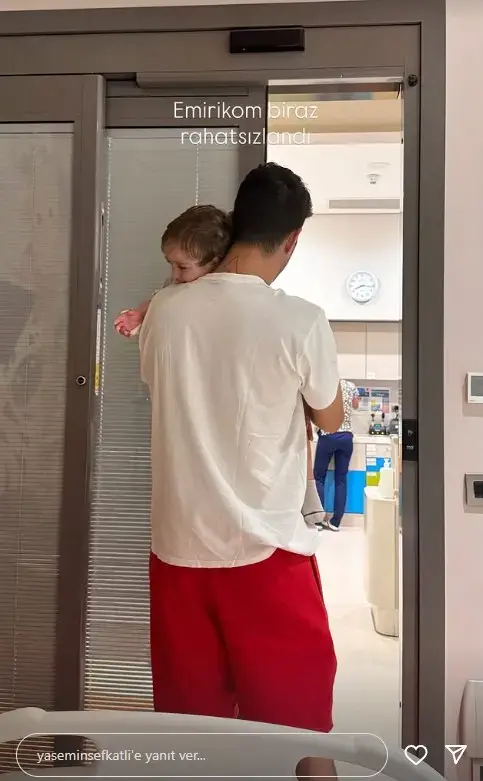 Tatlıses ailesinde sağlık telaşı! Minik Emir hastaneye kaldırıldı