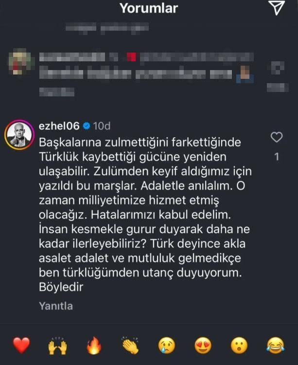 Yunanistan marşı üzerinden Türkiye'yi eleştiren Ezhel'in sözleri tepki çekti