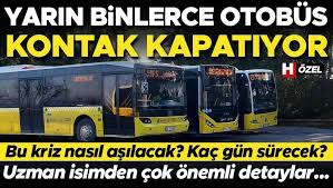 İstanbul’da Özel Halk Otobüsleri Yarın Kontak Kapatıyor