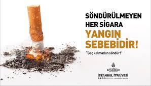 İstanbul’da Bu Yıl ‘Sigara’ Kaynaklı 1068 Yangın Çıktı