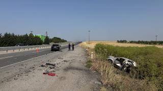 Edirne’de iki araç çarpıştı: 1 ölü, 1 yaralı