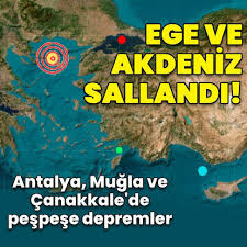 Son Dakika Çanakkale’de Deprem: AFAD Açıkladı! Gökçeada Açıklarında 4.6 Büyüklüğünde Sarsıntı