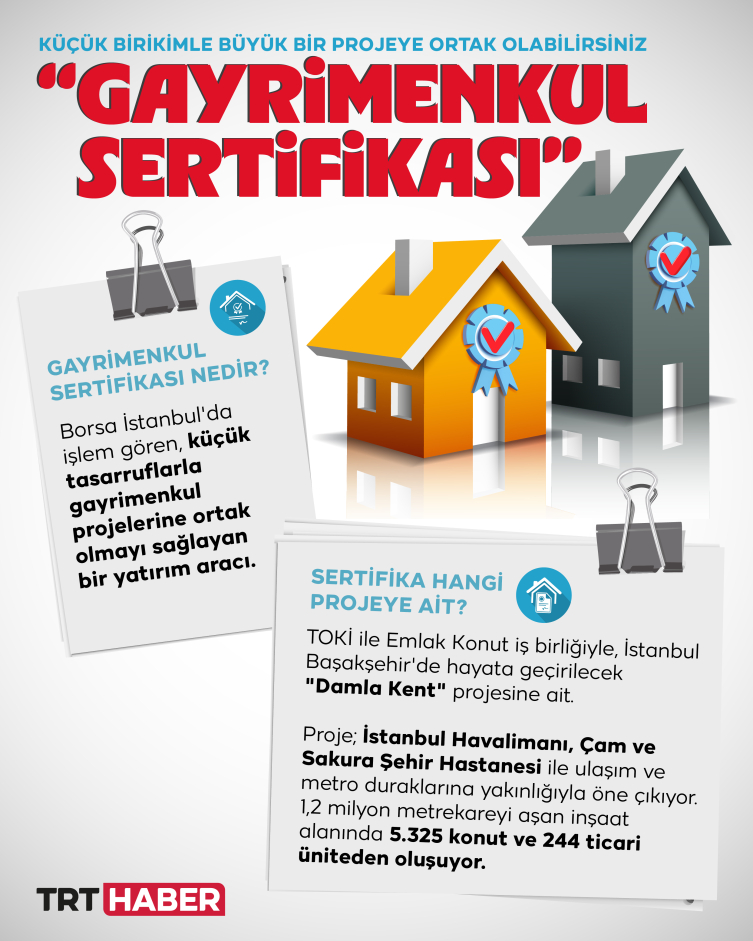 Konut edinmeyi kolaylaştıracak "Gayrimenkul Sertifikası" hayata geçiyor