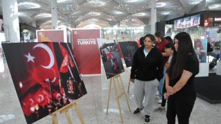 İstanbul Havalimanı’nda “Zaferin Adı Türkiye, 15 Temmuz Demokrasi ve Milli Birlik Günü” sergisi açıldı