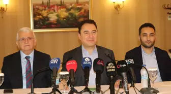 Ali Babacan: Terörsüz Türkiye Sürecine Destek Veriyoruz
