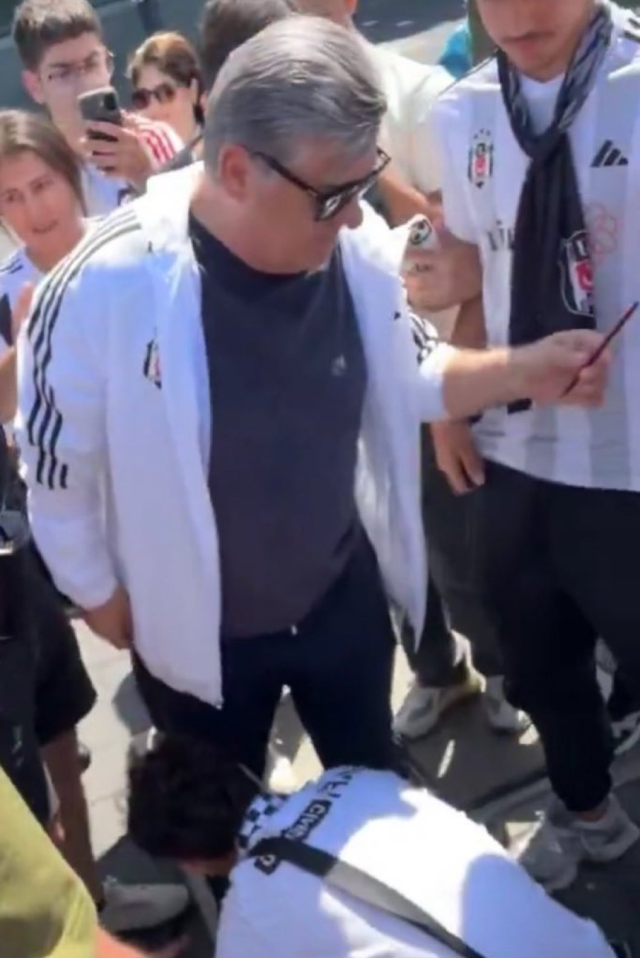 Beşiktaş taraftarı çıldırdı! Sevinçten Serdal Adalı’nın ayağını öptüler – Haberler