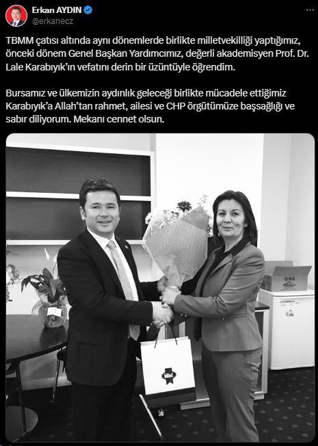 Eski CHP'li milletvekili Lale Karabıyık hayatını kaybetti