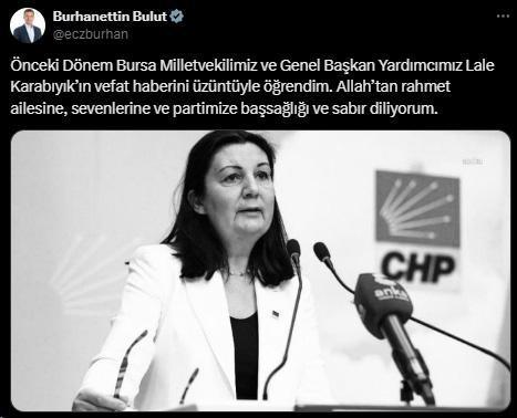 Eski CHP’li milletvekili Lale Karabıyık hayatını kaybetti – Haberler