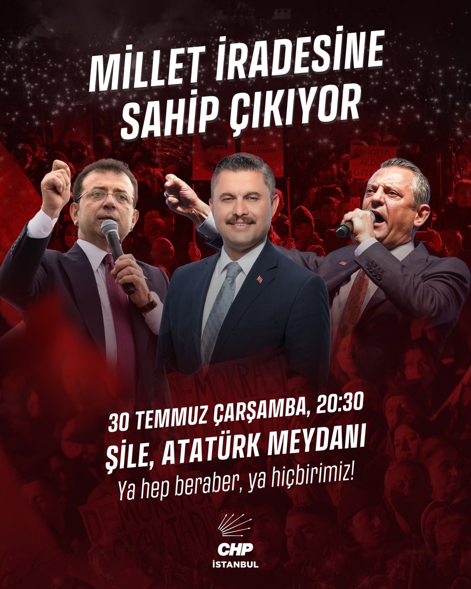 CHP’nin yeni İstanbul mitinginin adresi belli oldu