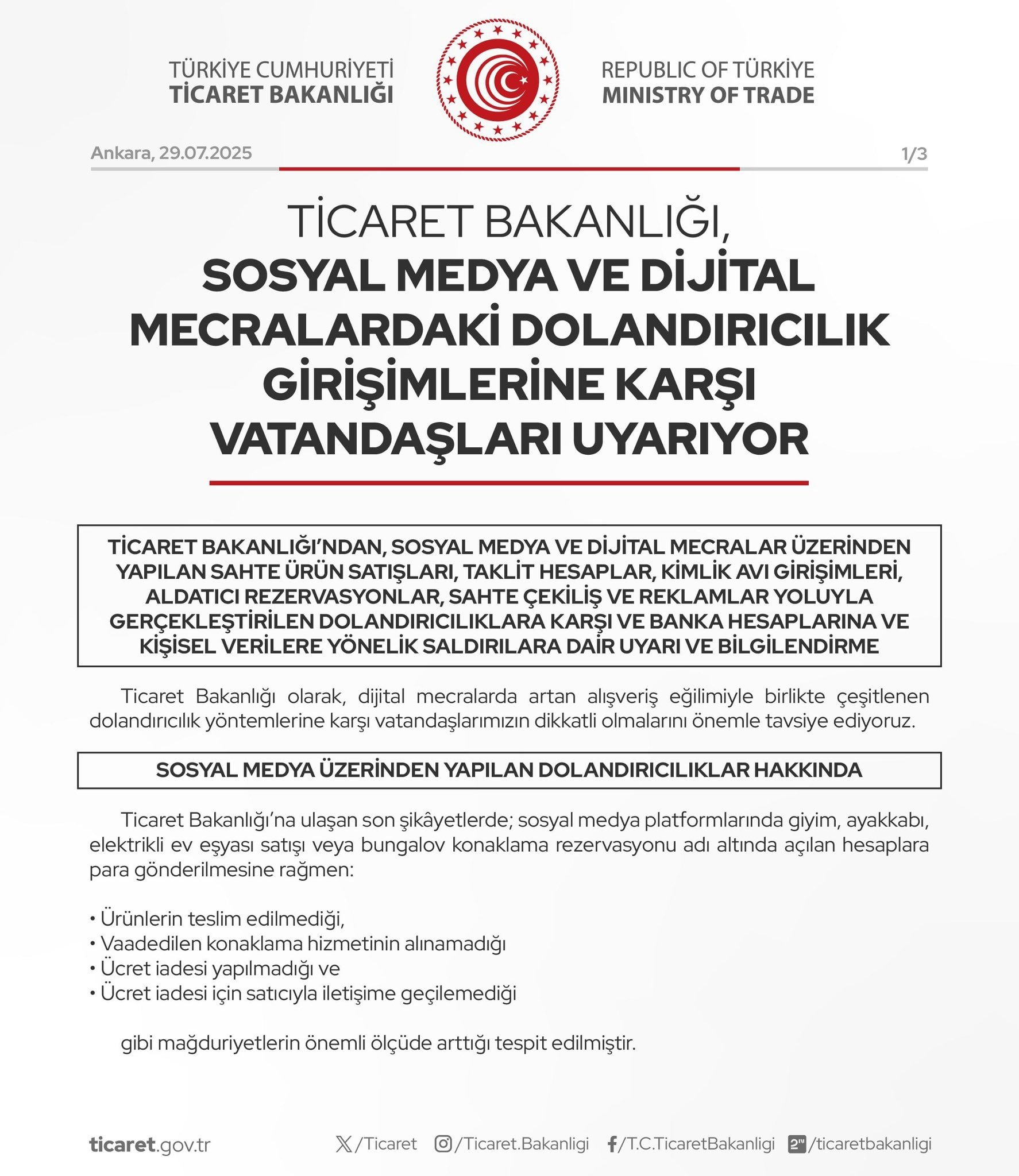 Bakanlıktan kimlik avı ve sahte site uyarısı: Tıkladığınız an her şeyinizi alıyorlar