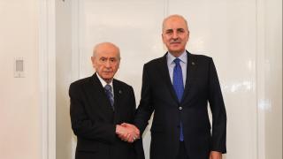 TBMM Başkanı Kurtulmuş’tan MHP Genel Başkanı Bahçeli’ye ziyaret