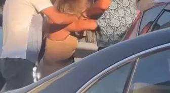 Trafikte Kadın Sürücüler Arasında Kavga