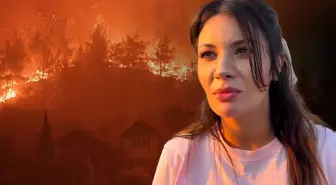 Yangına müdahale eden pilotun şahit olduğu anlar yürek burktu