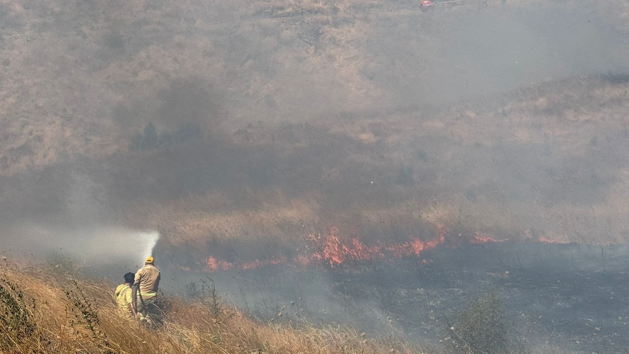 Çanakkale’de yangın: Havadan ve karadan müdahale ediliyor.