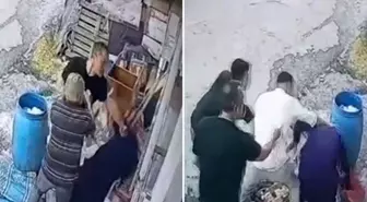 Baba-oğul "bidon" tartışmasında 70 yaşındaki kadını darp etti