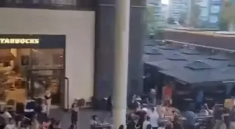 Deprem Sırasında AVM’deki Panik Anları Kamerada