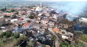 Çanakkale’de Orman Yangını: Evler Küle Döndü