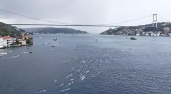 37. Boğaziçi Kıtalararası Yüzme Yarışı’nda binlerce yüzücü kıtaları birleştirdi