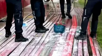 Bursa’daki Orman Yangınlarında İtfaiye Ekiplerinden Temizlik Seferberliği