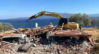 Çanakkale’de 15 Kaçak Yapı Yıkıldı