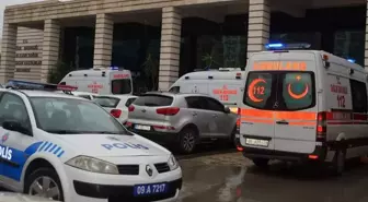 Doğuma gelen kadın, polis zoruyla kocasını kovdurdu