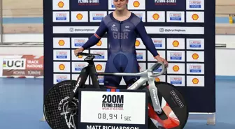 Konya’da pist bisikleti dünya rekoru kırıldı