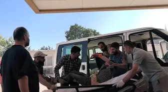 İnegöl’de İnşaatta Tazyikli Hortum Yaraladı