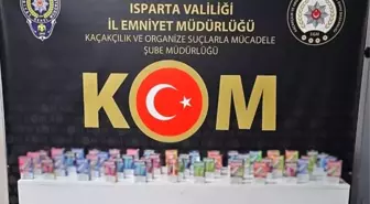 Isparta’da Kaçak Elektronik Sigara Operasyonu: 143 Adet Ele Geçirildi
