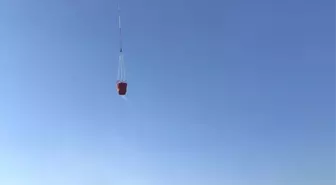 Kırıkkale’de Saman Balyalarında Yangın Çıktı