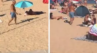 Portekiz Cumhurbaşkanı halk plajında böyle görüntülendi