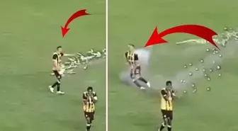 Öldürmeye tam teşebbüs! İsrailli taraftarlar futbolcuya havai fişek attı