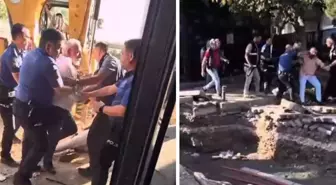 Bursa’da kafeterya yıkımında ortalık karıştı: 1 polis yaralı, 3 gözaltı