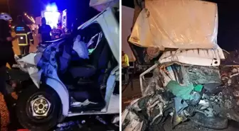 Samsun’da park halindeki tıra kamyonet çarptı! 1 kişi öldü