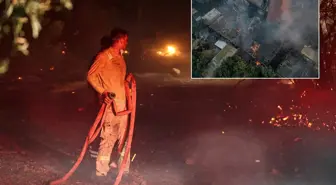 Çanakkale’de orman yangını sürüyor! 5 köy boşaltıldı, çok sayıda ev alevlere teslim oldu