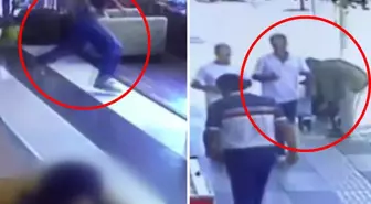 Bir anda koşarak kafenin birinci katından aşağı atladı