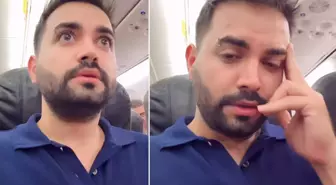 Uçakta mahsur kalan Kadir Ezildi isyan etti: Yandık, bittik