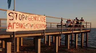 Yunanistan’da Filistin’e Destek Gösterileri