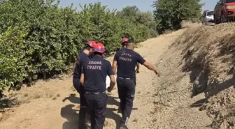 Ceyhan’da Devrilen Cipin Sürücüsü Hastaneye Kaldırıldı
